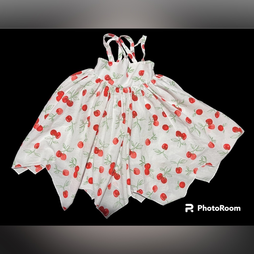 Tommy Bahama white/red cherry dress 24mo